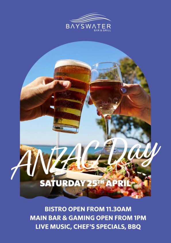 ANZAC DAY AT Bayswater Bar & Grill